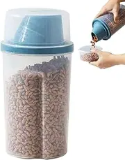 Cat Food Container, 1000ml Pet Food Storage Container Airtight, Leakproof Dog Food Storage Jar For Home, Traveling, Outdoor