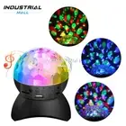 LED Disco Ball Light Party Stage Crystal Ball Lamp Built In Bluetooth Speaker