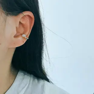 【柏琳飾物所】單鋯石小扭轉耳骨夾(鋯石 耳骨夾)