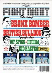 Commodore 64 Fight Night game 8x10