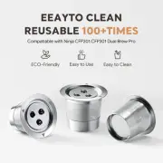 Coffee Capsule Filter Reusable Refillable Stainless Steel 3 Hole Coffee Capsu