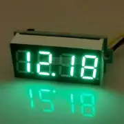 DC 0-33V Green 0.36" LED 4 Digit Digital Voltmeter Voltage Panel Meter
