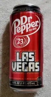 Dr. Pepper Limited Edition Las Vegas Full Pint Empty