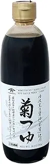 Yamaroku Aged 2 Years Japanese Premium Soy Sauce with Bonito & Kelp Stock, Kiku Tsuyu, 18 Ounce / 500ml