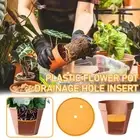 Planter Inserts for Large Pots,10" Round Plastic Planter with Drainage Hol M7G3