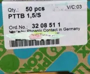 50PCS/Box NEW FOR PHOENIX PTTB 1,5/S 3208511 Double-layer Terminal