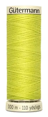 Gutermann 100P-712 Sew-All Thread 110yd-Lime
