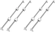 Mellisso 20 Pieces/Set of Optical Linear OD12mm 400mm + SCS12UU Linear Bearing Seat + SK12 Bearing Support 12mm 400mm