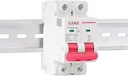 CEKGDB YCB6H-63 2P 36mm Miniature Circuit Breaker MCB 2 Poles Din Rail Mount Breaking Capacity 6A/10A/16A/20A/25A/32A/40A/50A/63A(32A)