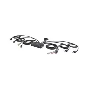 StarTech.com 2-Port Dual-Monitor HDMI Cable KVM Switch, 4K 60Hz, Compact KVM ...