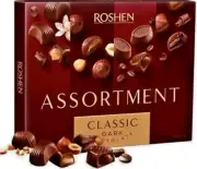 ROSHEN Dark Chocolate Candy Assortment Classic Ukrainian Gift Sweet Box 154g