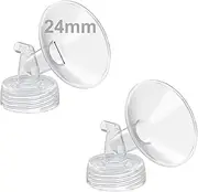 GoNeno 24mm Wide Neck Flanges for Spectra Pumps, Compatible with Spectra S3 S2 S1 and Spectra 9 Plus, Not OEM Spectra Accessories, Includes pair of 24mm Flanges - 2PC