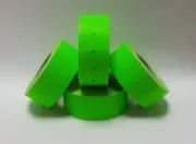 10 Rolls of Fluorescent Green Perm for Motex MX-5500 CT121x12mm Price Gun Labels