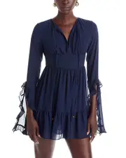 Michael Michael Kors Ruffle Sleeve Mini Dress