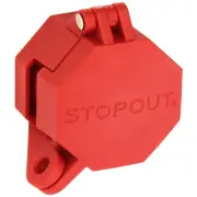 Accuform STOPOUT Trailer Lock Glad Hand Lockout For Trailer Emergency Brake Air