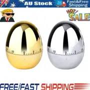 New (golden)60 Minutes Egg Model Mechanical Timer Cooking Alarm Clock Manual ET