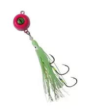 Meathead Jig Glow Pink Slow Pitch Octo Snapper Jigging Fishing Lure 100g