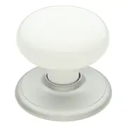 Gainsborough Classic Series White Satin Chrome Dummy Knobset