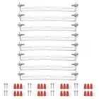 8 Set 120mm (4.72") Universal Light Fixture Mounting Bracket Kit with Screw