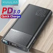 KUULAA 10000mAh QC PD3.0 Pover Bank Fast Charging USB External Battery Charger for iPhone 14 13 for Samsung S22 Xiaomi 1