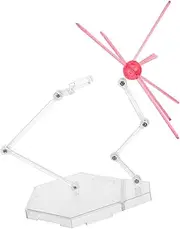 BESPORTBLE 1 Set Action Figure Display Stand Quick Assembly Doll Model Support Rack with Effects Adaptable Support for Various Poses Easy Installation for Collectors Special Effects Base
