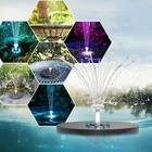 7 LED Solar Panel Powered Fountain Water Feature Pump Pond Aquarium Garden Pool