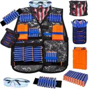 Children's Tactical Vest Kit For Nerf Gun Series For Boys With Accessories