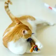 Cat Feather Toys Flapping Interactive Bird Simulation Cat Toys Durable Chirping
