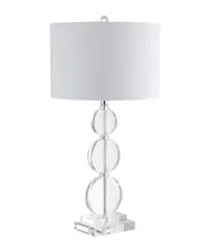 JONATHAN Y Paisley 29.5in Crystal LED Table Lamp
