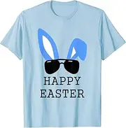 [VidiAmazing] Mens Bunny Ear Headband Happy Easter Adult Dad Uncle Gift ds545 T-Shirt