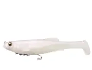 Megabass MAGDRAFT 5” Albino Pearl Shad 3/4 OZ New Harness Design Mag Draft