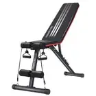 Adjustable Incline Decline Exercise Bench Resistance Bands