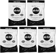 SHAGUNGOLD Organic Himalayan Black Henna Powder, 40 g (Pack of 5)