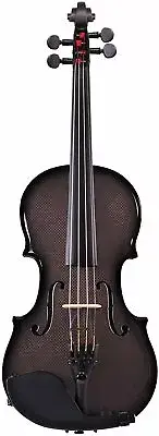 Glasser Carbon Composite Acoustic-Electric Violin - 4 string (Black)