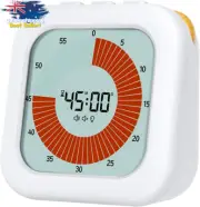 Visual Timer, 60 Minute Kids Timer, 3 Alarm Modes, Classroom, Home, Office