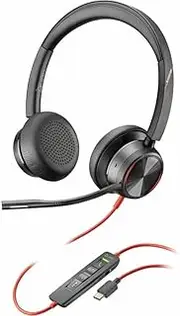 HPP Poly Blackwire 8225 Stereo USB-C Headset +USB-C/A Adapter