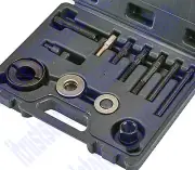 12 PC PULLY PULLER PUMP PULLEY REMOVER INSTALLER TOOL FOR GM QUAD 4 MOTOR FORD