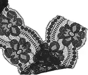 Lace Trim Wide Elastic Decorative for DIY Crafts Wedding Dress Embellishments Elegant Headwear and Clothing Accessories Lace Trim