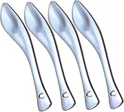 Healeved Facial Beauty Scoops 4 Pieces Eye Cream Spoons Metal Makeup Spoon for Cream Application