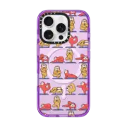 iPhone 16 Pro Impact Case MagSafe Compatible Sloth Yoga