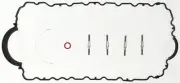 MAHLE OS32468 Engine Oil Pan Gasket Set For Select 90-93 Ford Mazda Models (for: Mazda)