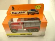 1997 MATCHBOX SUPERFAST #10 RED PETERBILT DUMP QUARRY TRUCK NEW IN BOX