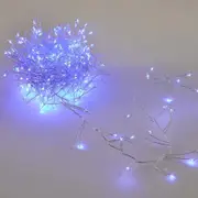 Blue & White 640 Micro LED Cluster Fairy Lights