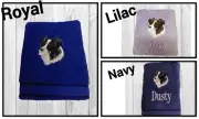 Bath Sheet/ Bath Towel/ Hand Towel Set - Border Collie
