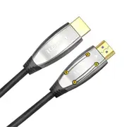 Cruxtec 30m HDMI 2.1 8K Active Optical Cable - 48Gbps, (8K/60Hz & 4K/120Hz), HDCP2.3, Support eARC [HS8K-30-SV]