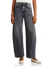 Mother The Half Pipe Flood High Rise Jeans in Outta Sight