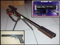 在飛比找Yahoo!奇摩拍賣優惠-晶予玩具槍~滅音器高比重消音管(生存遊戲電動槍瓦斯槍SUPE