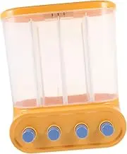 MOLUCKFU Large Rice Storage Container Wall Mount Grain Dispenser Rice Dispenser