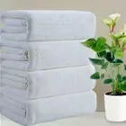 4 Pack Oversized Bath Towels Set, White 35"x70" Extra Large Towel Microfiber ...