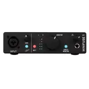 Arturia MiniFuse 1 1-In/2-Out USB-C Audio Interface w/ 1x XLR Combo Input, Black